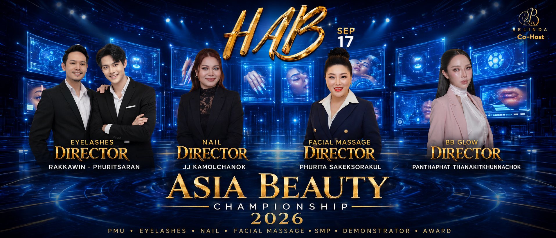 HAB Asia Beauty Championship 2026 — Directors